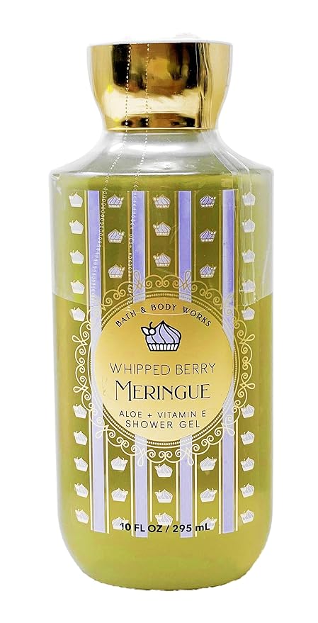 Bath &amp Body Works Whipped Berry Meringue -3 Pack Of Shower Gel