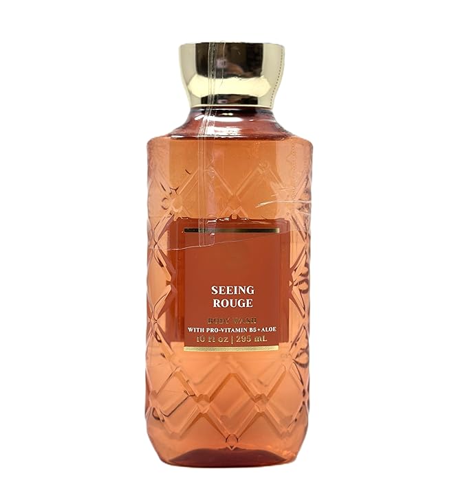 Bath and Body Body Wash that gently cleanses your skin with a rich bubbly lather (10 fl oz / 295 mL Seeing Rouge)