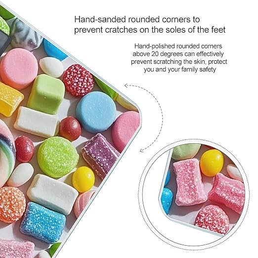 Sweet Candy Backdrop Scale for Body Weight Smart Scales Digital Bathroom Scale High Precision Weighing Scales with Large Display Weighing Machine for People