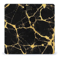 Automatic Switch Digital Bathroom Weighing Scale Smart Scale for Body Weight Gold Black Marble Texture