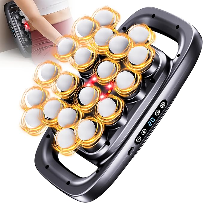 20-Head Massage Gun2026 Upgrade Deep Tissue Percussion Massager with 3 Modes 30 Intensities Quiet Muscle Tension Release Electric Massage Tools for Back Shoulders Legs