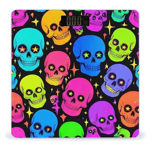 Energy Saving Scale Bathroom Weighing Scale Smart Scale for Body Weight Digital Funny Skulls