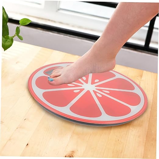 Watermelon Electronic Scale Compact Digital Weight Scale for Home Bathroom Non-Slip Tempered Platform Portable Easy to Use