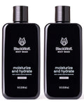 Black Wolf 2-Pack Moisturizing Body Wash Bundle - Mens Hydrating Bodywash for Dry Dehydrated &amp Sensitive Skin - Hyaluronic Acid Aloe Vera &amp Jojoba Oil Body Cleanser Help Remove Oil &amp D
