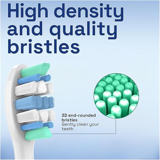 Replacement Toothbrush Heads Compatible Electric Brush Head 4100 6500 6100 7500 5300 1100(20 Pcs)