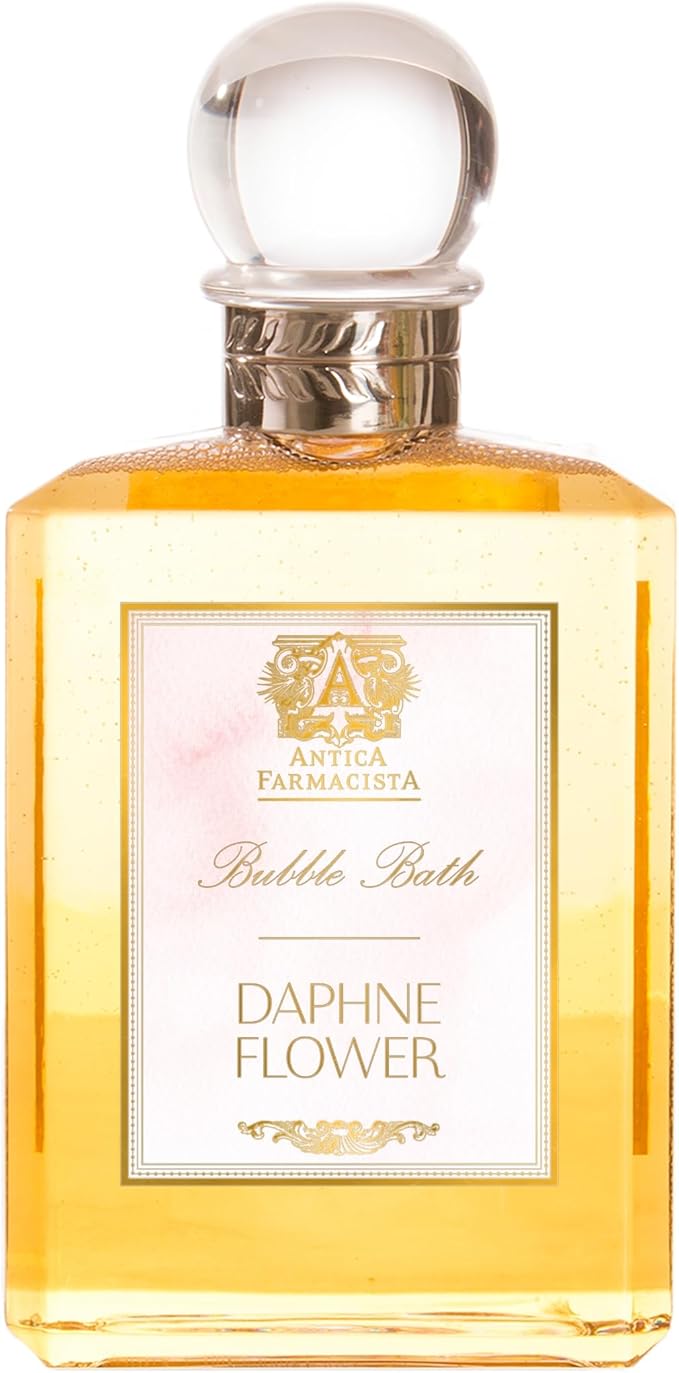 Antica Farmacista Bubble Bath - Relaxing Foam Bath with Honey Jojoba Oil &amp Aloe Vera - Luxury Gift for Any Occasion - Daphne Flower 16 fl oz