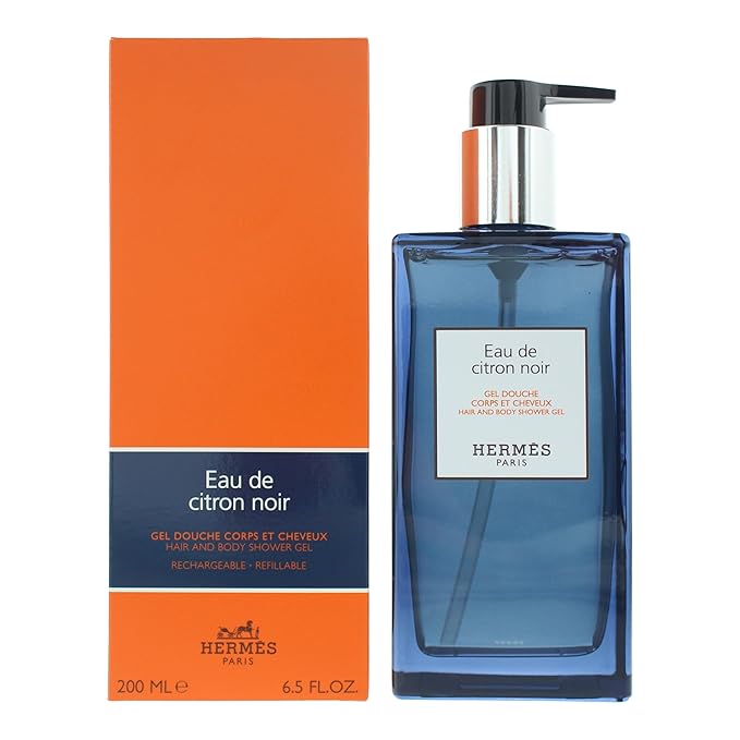 Hermes Eau de Citron Noir for Hair And Body Shower 6.5 Ounce