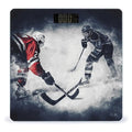 Digital Bathroom Scale for Body Weight Scale with Bright LCD Display High Accuracy Step-On Technology Auto On/Off Ice Hockey Art Digital Scales 400 Lbs /180kg