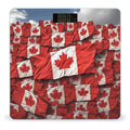 Canadian Flag Digital Bathroom Scale for Body Weight Weighing Scale with Backlit LCD Display High Precision Measurements &amp Measures Weight Up to 180kg