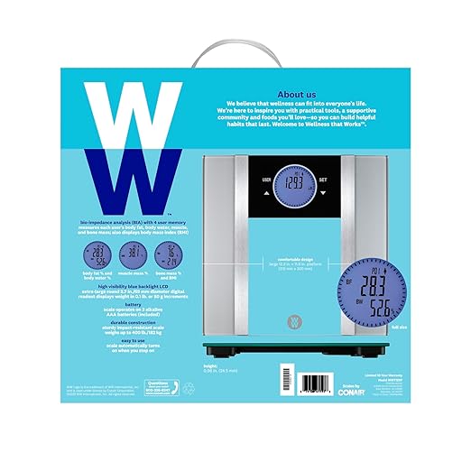 WW712XF Glass Body Analysis Scale
