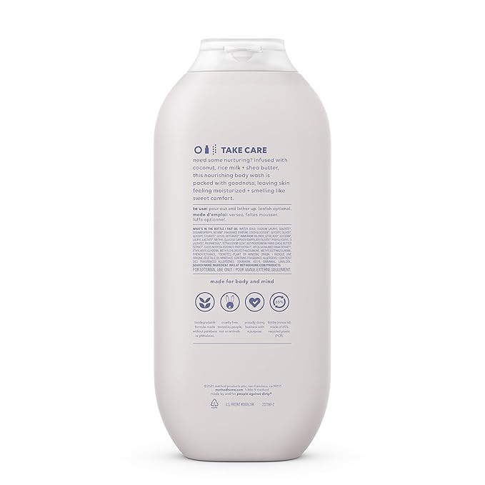 Method Body Wash Pure Peace Paraben and Phthalate Free 18 oz (Pack of 3)Detoxifying &amp Body Wash Simply Nourish Paraben and Phthalate Free 18 oz (Pack of 3)