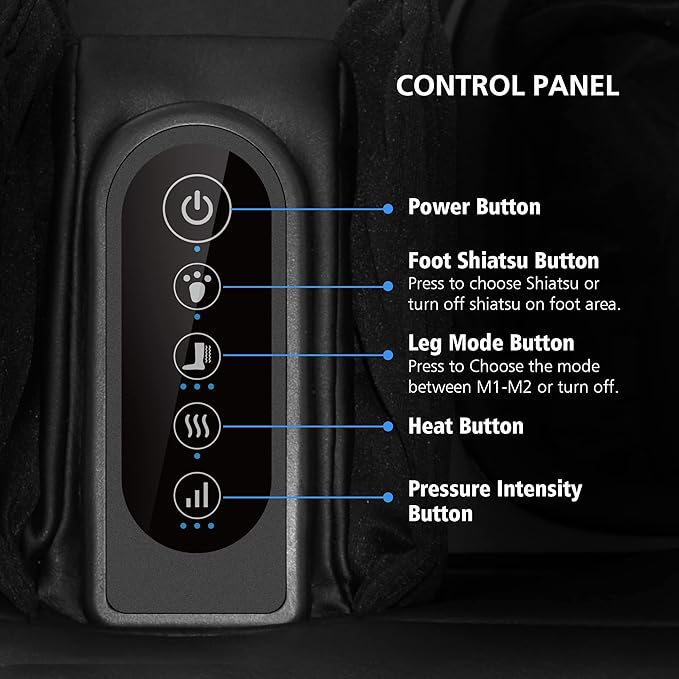 COMFIER 2 in 1 Foot Massager Machine Shiatsu Foot and Calf Massager with HeatKneadingVibrationCompression Massagers for FeetAnkleLegTired Muscles &amp Plantar FasciitisGift for Men Women