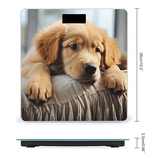 Lazy Dog Puppy Scale for Body Weight Digital Bathroom Scale Precision Smart Weighing Scales with Clear LED Display Accurate High Precision Scales Weighing Machine