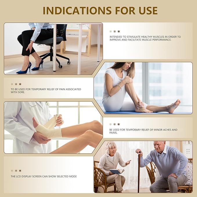 Ems Foot Stimulator (HK701A)Transcutaneous Electrical Nerve Stimulator For Pain Relief EMS Foot Massager for Stimulate Healthy MusclesImprove and facilitate Muscle Performance Stimulator Muscles.