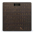 Ancient Egyptian Hieroglyph Weight Scale Large Bathroom Scales Digital Weight with Bright LED Display Non Slip Automatic Weighing Scale Fashion Weighing Machine for Body