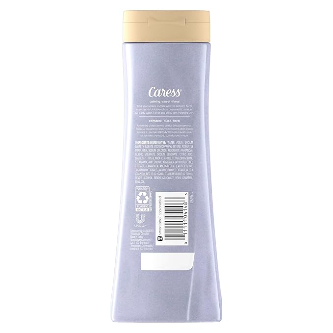 Caress Body Wash Relaxing Jasmine &amp Lavender 2-Pack – Reset &amp Unwind with Soft Fragrant Skin 20 Oz Ea