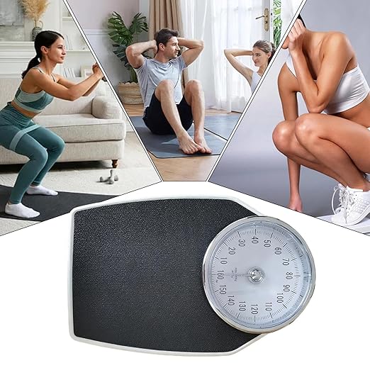 Bathroom Weight Scale – Mechanical Scale with Measurement of 160 kgHome Weight Measuring Instrument – For Home Use Gym Travel Office Commercial Apartment
