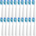 5/10 Pack Replacement Brush HeadsCompatible for SG910/507/958 Electric Toothbrush Soft Bristles Vacuum Sealed(White-20pcs)