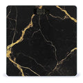 Smart Scale for Body Weight Digital Bathroom Weighing Scale Energy Saving Scale Black and Gold Marble Texture