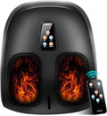 Shiatsu Foot Massager Machine with Heat Upgraded Deep Kneading/Rolling Foot Massager for Delivers Pain Relief Plantar Fasciitis Neuropathy Fits Up to 13‘’ Gifts for Women Mom Men Dad Seniors