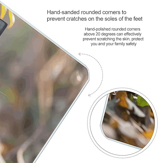 Rabbit in Leaves Scale for Body Weight Digital Bathroom Scale Accurate Smart Weight Scales with Large Display Weighing Machine High Precision Scales
