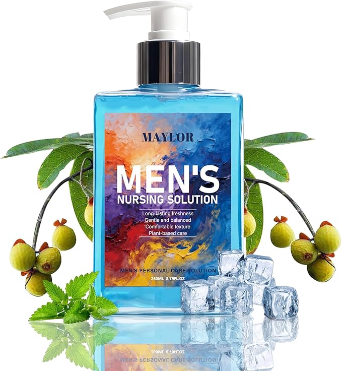 Men's Private Care pH Balance Bath Liquid - Suitable for Sensitive Skin. Use Daily. Refreshing and Clean with a Refreshing Mint Fragrance. Capacity: 8.8ounces. (1)