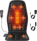 SLOTHMORE Vibration Back Massager for Chair with Heat Chair Massager Pad with 8 Vibration Seat Cushion for Seniors Office Workers &amp Family Fatigue &amp Pain Relief in Office Home &amp Trave