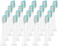 Replacement Brush HeadsCompatible for Philips Sonicare HX3/HX6/HX9 Series Electric Toothbrush Heads HX6064(20Pcs White)