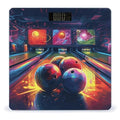 Bowling Balls Scale with LCD Precision Weighing Scales Sturdy Tempered Glass Weight Scales Easy-to-Read Anti-Slip Weight Digital Bathroom Scale for Daily