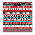 Men's Smart Scale for Body Weight Digital Bathroom Weighing Scale Automatic Switch Energy Saving Scale Geometric Indiana Western Southwest Tribal Ethnic Aztec Red Turquoise