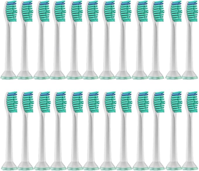 20/36pcs Replacement Toothbrush Heads Compatible For Philips Electric Brush Head 1100 2100 4100 4300 5100 5300 6100 6500 Etc(20pcs)