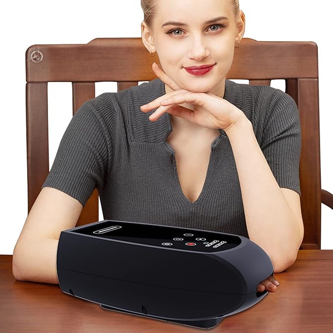 Gifts for Women/MenBirthday Gifts for Women - Hand Massager with Heat - Gifts for Mom DadTeen Girl Gifts Trendy Stuff(Black)