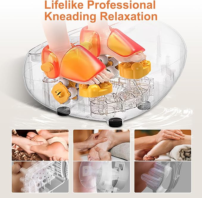 Foot Massager Machine Relieve Fatigue Deep Tissue Massage for Plantar Fasciitis Gift for mom and dad