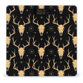 Men's Fashion Automatic Switch Digital Bathroom Weighing Scale Smart Scale Dark Gothic Sun Moon Hunting Camo Deer Skulls