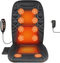 10 Vibrating Massage Nodes Back Massager Chair Pad for Pain Relief Home Office Use