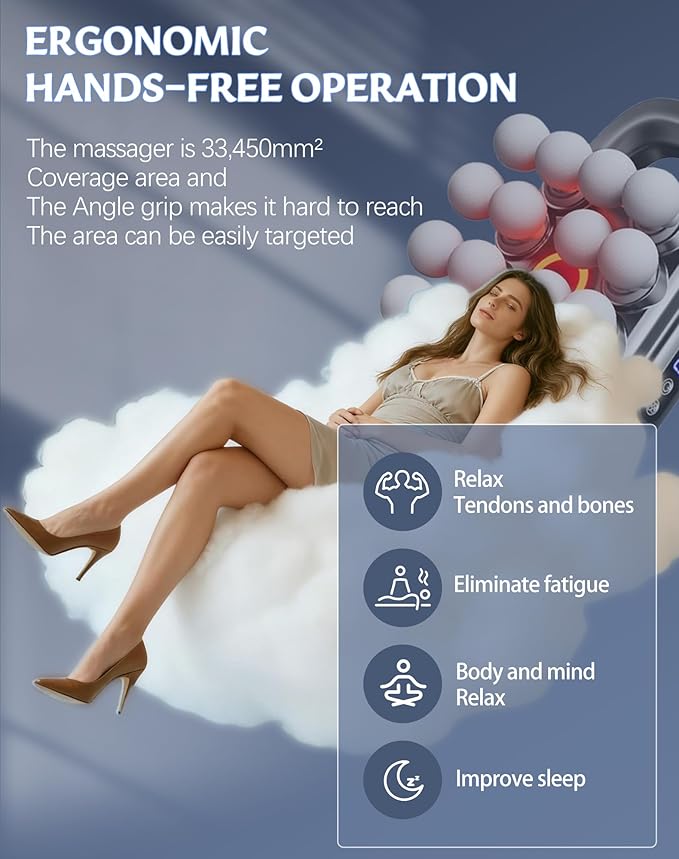 16 Ball Massager 16 Head Massage Gun Deep Tissue in 5 Minutes 3 Modes &amp 30 Intensities Ultra-Quiet Masajeador de Espalda y Cuello for Shoulder Back Waist