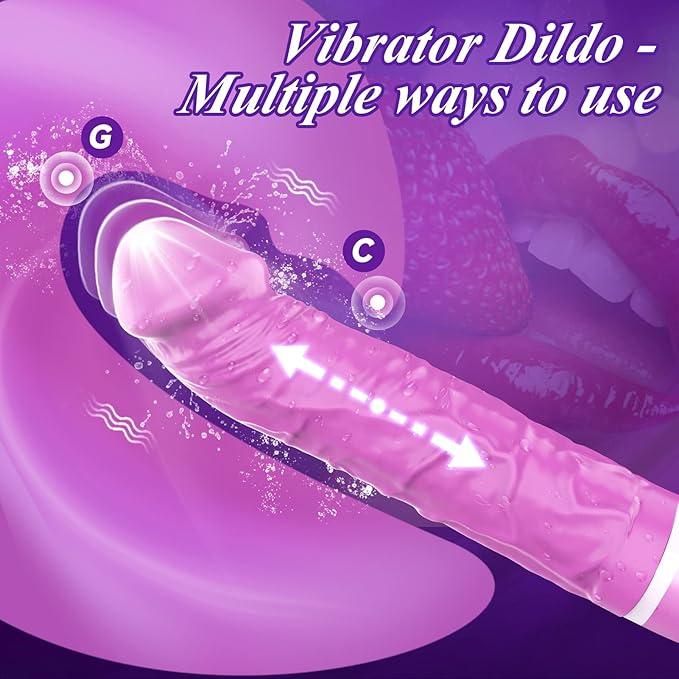 Handheld Vibrating Massager - Clitioral Relaxes Muscles Tool Viboators Toy Couples Clitioral Sucker High Frequency Silent Personal Massage Adult Tools Relaxation Portable PO (Purple)