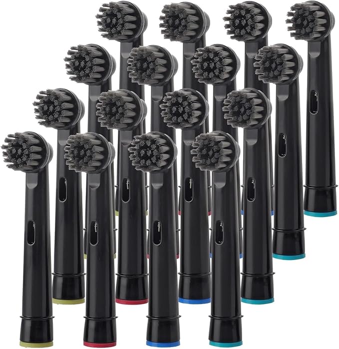 Electric Toothbrush Replacement Brush Heads Compatible For Oral Basic Cleaning -B Toothbrush Nozzle BristlesD100 D25 D30 D32 4739 3709 3744(17A-BK8 WH8)