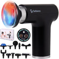 Massage Gun with Heat and Cold Head – Deep Tissue Muscle Massager for Pain Relief – 10 Heads – Quiet Portable Hot &amp Cold Therapy – Full Body Recovery for Athletes &amp Professionals