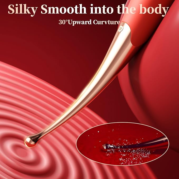 Portable Vibrating Massager -Clitioral Sucker Relaxes Muscles Heating Modes Viboators Toy Couples- for Body and Back Foot Silent Personal for Sports Massage Adult Tools Relaxation 1012P7c (Rose red)