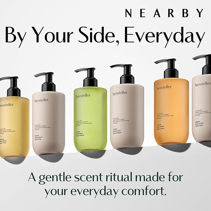 Hersteller Nearby Scented Vegan Body Wash 10.1 fl oz Moisturizing Soothing Cleanser for Dry Skin Still A Rose