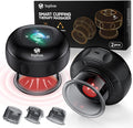 5-in-1 Smart Dynamic Cupping Set 12 Levels Cupping Kit for Massage Therapy with Red Ligh-t Therapy&ampHeat Penetrates for Targeted Pain Relief Knots Aches Muscle Soreness - 2Pcs(Black&ampBlack)