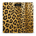 Leopard Print Weight Scale Large Bathroom Scales Digital Weight with Bright LED Display Non Slip Automatic Weighing Scale Fashion Weighing Machine for Body
