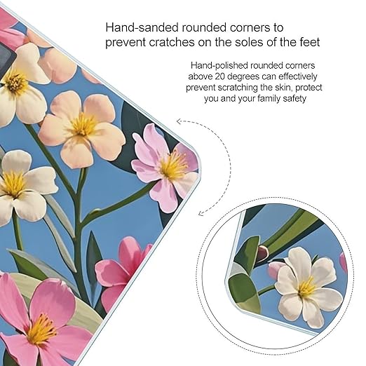 Lots of Flowers and Birds Scale for Body Weight Digital Bathroom Scale Accurate Smart Weight Scales with Large Display Weighing Machine High Precision Scales