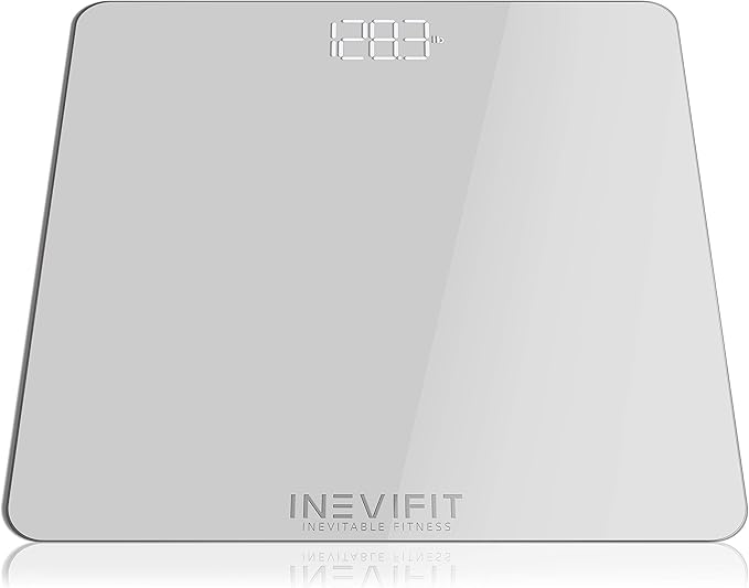 INEVIFIT Hydration &amp Wellness Bundle Digital Bathroom Scale &amp 3-in-1 Sports Water Bottle for Active Lifestyles