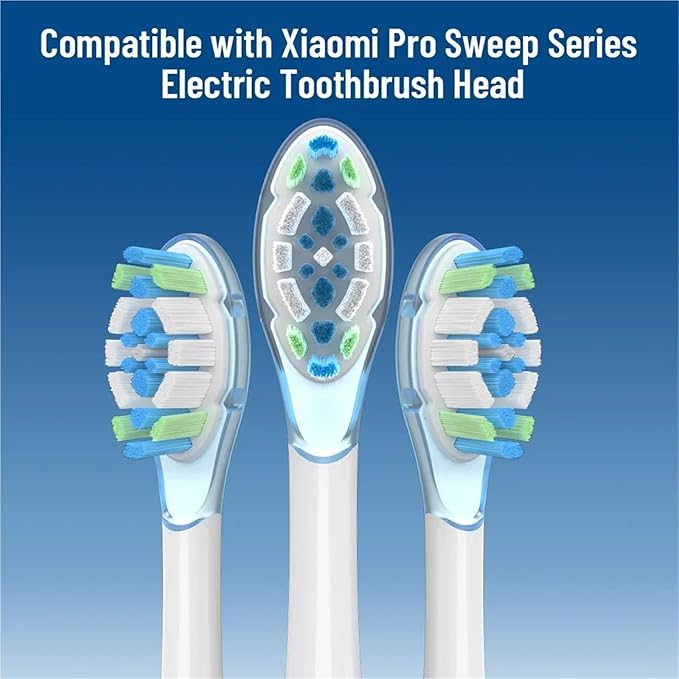 Compatible for Xiaomi Mijia Soundwave Sweeping Electric Toothbrush Pro Head Mes609/610(Mes609or610-10Pcs)