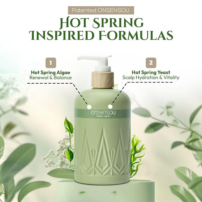 Moisturizing Body Wash for Sensitive Skin Women &amp Men Full Body Wash with Hot Spring Yeast Ocean Nutrients &amp Kaolin from Japan Daily Use 10.1 Fl Oz