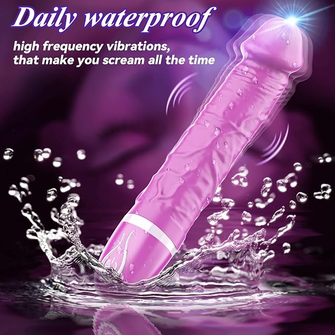Heating Handheld Vibrating Massager -Clitioral Silent Relaxes Muscles 10 Modes Vibratorsmassager Electronic for Foot Or Neck Waterproo Personal for Adult Tools Couples Relaxation TR03 (Purple)