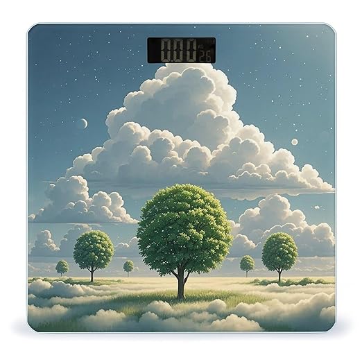 Growing Tree Scale for Body Weight Digital Bathroom Scale Accurate Smart Weight Scales with Large Display Weighing Machine High Precision Scales