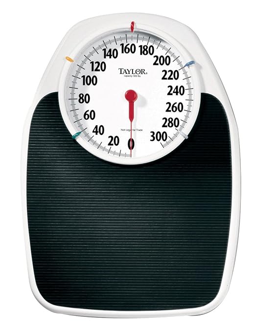 Baseline 12-1320 Large Dial Scale 330 lb / 150 kg Capacity 6.5 Dial on 17 x 11 Platform